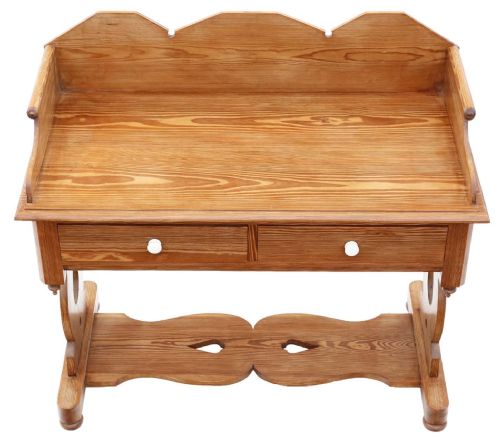 HIGHQUALITY ANTIQUE VICTORIAN GOTHIC PITCH PINE WASHSTAND DRESSING TABLE 19TH CENTURY - ADDITIONAL PHOTO 3