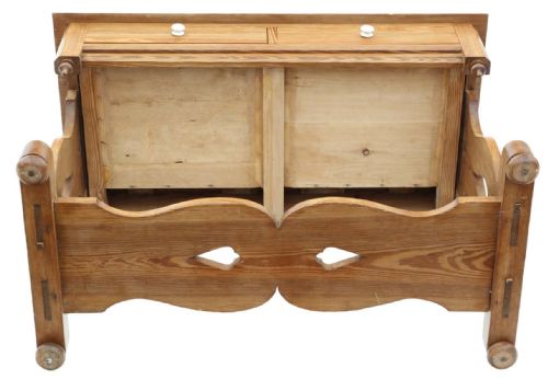 HIGHQUALITY ANTIQUE VICTORIAN GOTHIC PITCH PINE WASHSTAND DRESSING TABLE 19TH CENTURY - ADDITIONAL PHOTO 6
