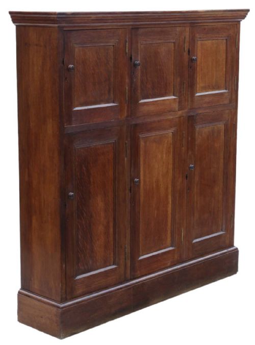 fig 2. Antique Oak Housekeeper's Estate Cupboard C1910 - High-Quality Storage