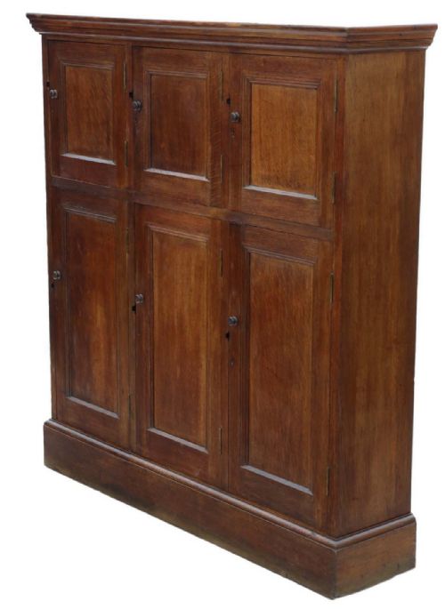 fig 3. Antique Oak Housekeeper's Estate Cupboard C1910 - High-Quality Storage
