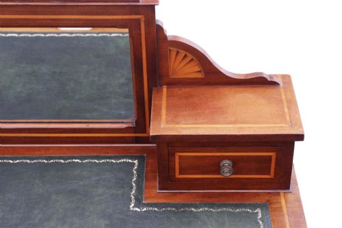 FINE QUALITY ANTIQUE MAHOGANY WRITING AND DRESSING TABLE LATE 19TH CENTURY - ADDITIONAL PHOTO 7