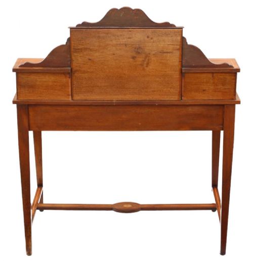 FINE QUALITY ANTIQUE MAHOGANY WRITING AND DRESSING TABLE LATE 19TH CENTURY - ADDITIONAL PHOTO 9