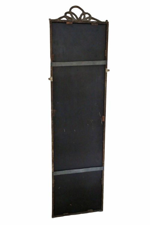 ANTIQUE C1900 LARGE GILT FULL HEIGHT FLOOR WALL DRESSING MIRROR HIGHQUALITY ORNATE DESIGN - ADDITIONAL PHOTO 5