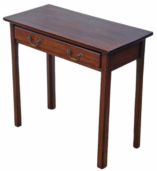 FINE QUALITY ANTIQUE GEORGIAN CUBAN MAHOGANY WRITING TABLE LATE 18TH CENTURY - ADDITIONAL PHOTO 1