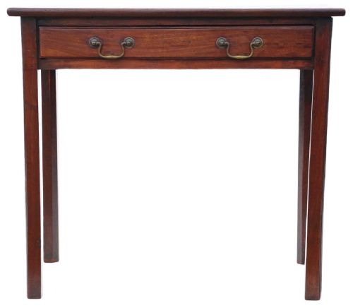 FINE QUALITY ANTIQUE GEORGIAN CUBAN MAHOGANY WRITING TABLE LATE 18TH CENTURY - ADDITIONAL PHOTO 2