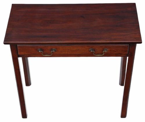 FINE QUALITY ANTIQUE GEORGIAN CUBAN MAHOGANY WRITING TABLE LATE 18TH CENTURY - ADDITIONAL PHOTO 3