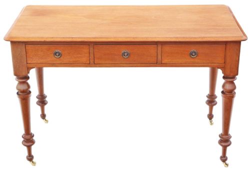 fig 1. Fine Quality Antique Mahogany Writing Table - 19th Century