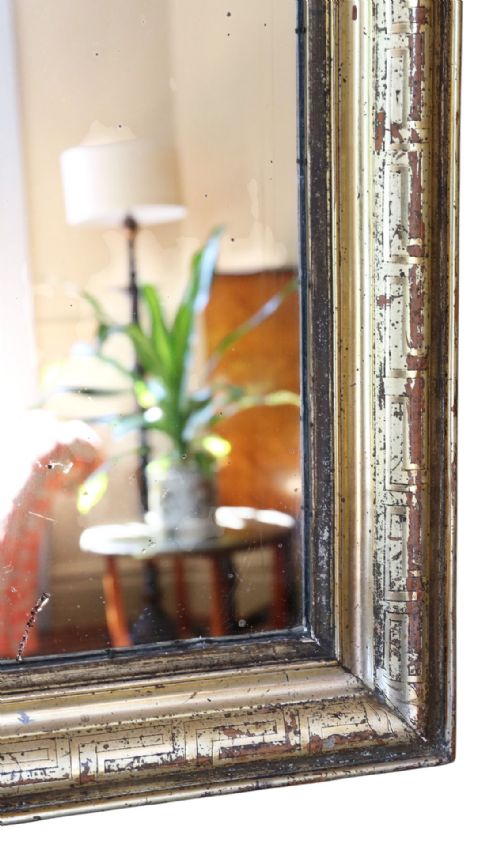 ANTIQUE GILT OVERMANTLE WALL MIRROR LARGE 19TH CENTURY GOLD FRAME VINTAGE STATEMENT PIECE - ADDITIONAL PHOTO 3
