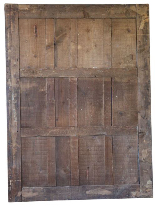 VERY LARGE 19TH CENTURY ANTIQUE OVERMANTLE WALL MIRROR PAINTED FRAME VINTAGE STATEMENT PIECE - ADDITIONAL PHOTO 8