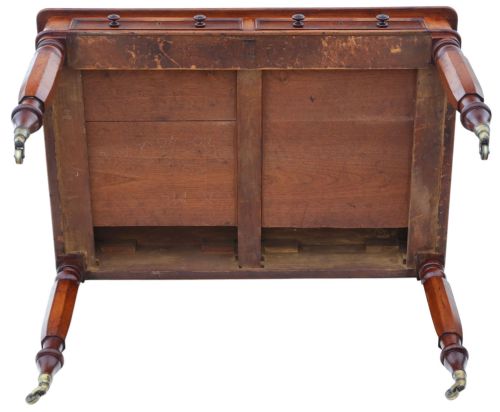 ANTIQUE 19TH CENTURY MAHOGANY WRITING TABLE FINE QUALITY - ADDITIONAL PHOTO 7