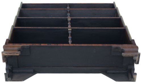 ANTIQUE 19TH CENTURY FINE QUALITY ROSEWOOD WATERFALL BOOKCASE SHELVES - ADDITIONAL PHOTO 6