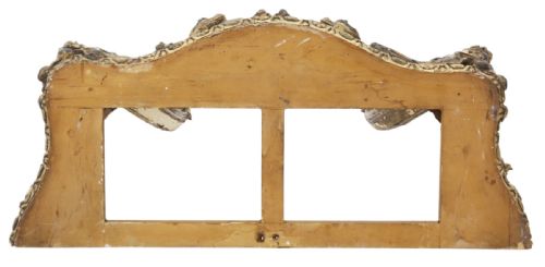 ANTIQUE 19TH CENTURY LARGE GILT AND MARBLE HALL CONSOLE TABLE FINE QUALITY - ADDITIONAL PHOTO 9