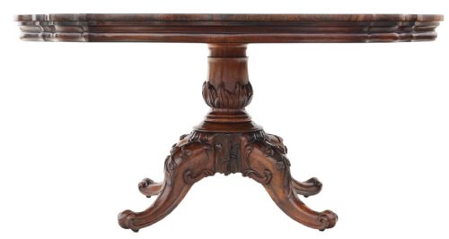 ANTIQUE 19TH CENTURY VICTORIAN ROSEWOOD SERPENTINE LOO BREAKFAST DINING TABLE FINE QUALITY LARGE TILTTOP - ADDITIONAL PHOTO 2