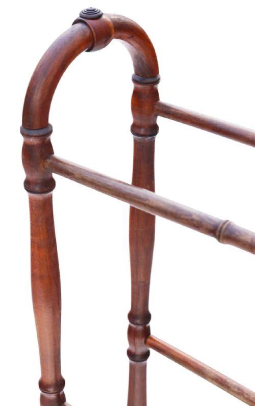 fig 1. Antique 19th Century Beech and Pine Towel Rail Stand – Pine & Beech Furniture