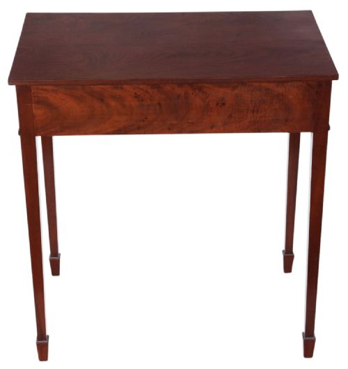 ANTIQUE GEORGIAN REVIVAL MAHOGANY WRITING DESK C18801900 FINE QUALITY TABLE - ADDITIONAL PHOTO 3