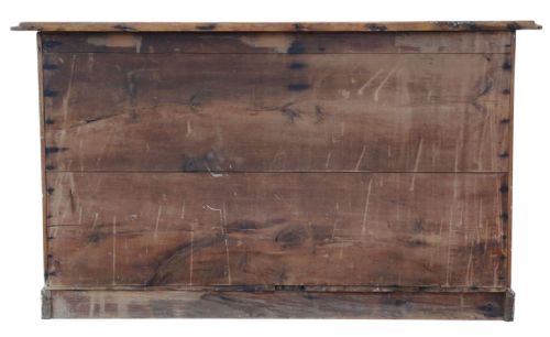 ANTIQUE 19TH CENTURY LARGE PINE CHEST OF FOUR DRAWERS FINE QUALITY - ADDITIONAL PHOTO 6