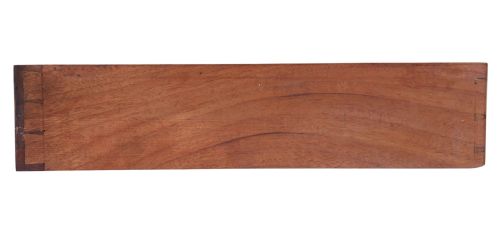 ANTIQUE 19TH CENTURY OAK WELLINGTON CHEST OF 7 DRAWERS FINE QUALITY BY EDWARDS ROBERTS - ADDITIONAL PHOTO 8