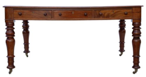 fig 2. Antique c.1840 Large 19th Century Partners Writing Desk – Fine Quality