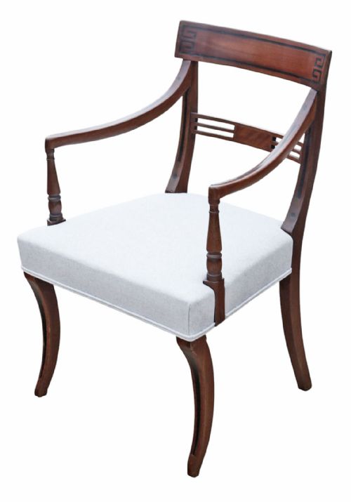 fig 2. Antique Early 19th Century Georgian Mahogany Dining Chairs – Set of 8, Fine Quality