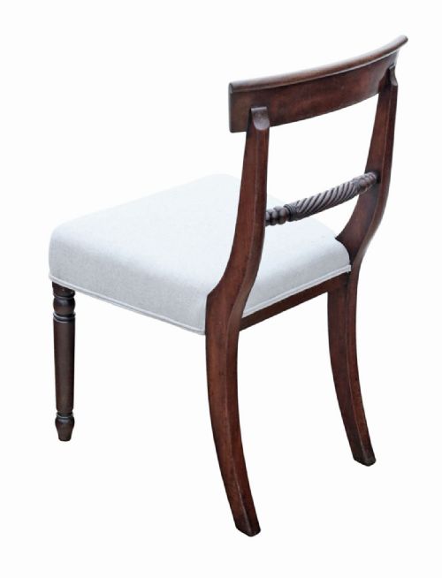 fig 3. Antique 19th Century Mahogany Set of 4 Dining Chairs – Fine Quality Furniture