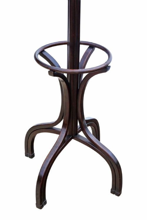 ANTIQUE C1900 BENTWOOD HALL STAND FINE QUALITY FOR HATS AND COATS - ADDITIONAL PHOTO 2