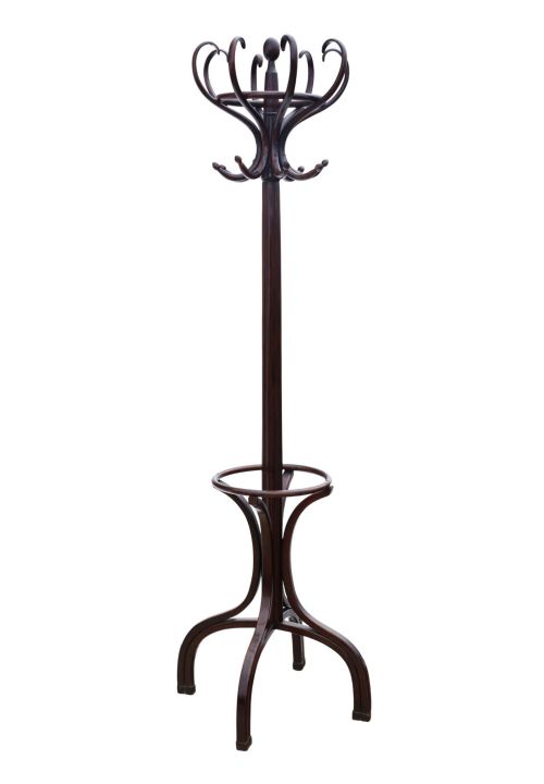 ANTIQUE C1900 BENTWOOD HALL STAND FINE QUALITY FOR HATS AND COATS - ADDITIONAL PHOTO 1