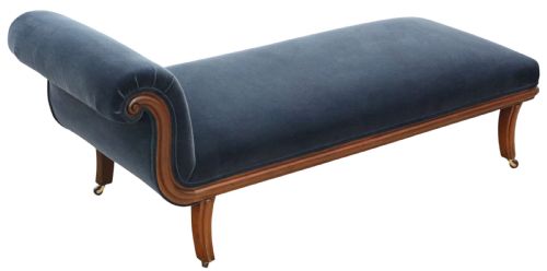fig 1. Antique 19th Century Mahogany Day Bed– Fine Quality