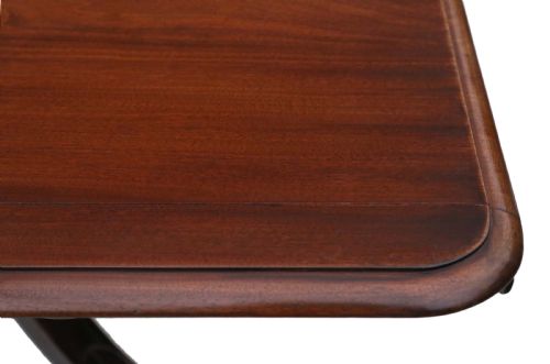 ANTIQUE 19TH CENTURY REGENCY CUBAN MAHOGANY DINING TABLE BY JAMES MEIN FINE QUALITY - ADDITIONAL PHOTO 3