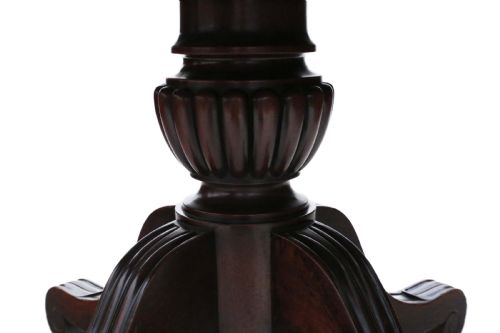 ANTIQUE 19TH CENTURY REGENCY CUBAN MAHOGANY DINING TABLE BY JAMES MEIN FINE QUALITY - ADDITIONAL PHOTO 4