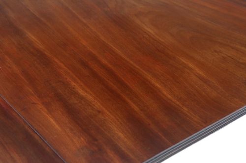 ANTIQUE EARLY 19TH CENTURY LARGE FINE QUALITY MAHOGANY EXTENDING TWIN PEDESTAL DINING TABLE - ADDITIONAL PHOTO 3