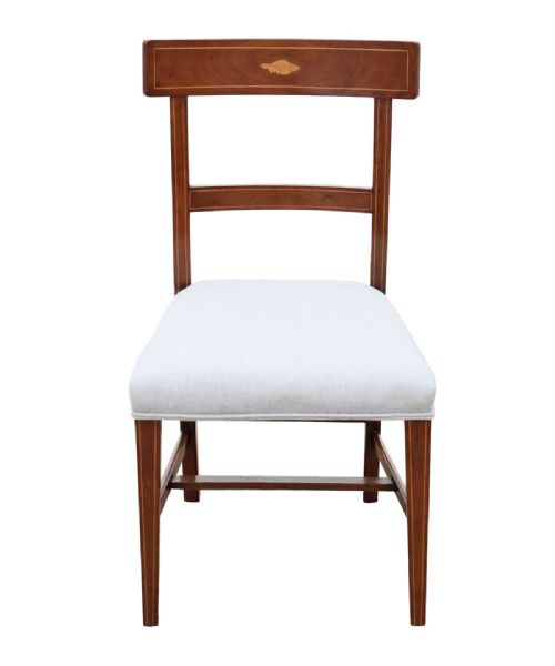 ANTIQUE 19TH CENTURY SET OF 8 MAHOGANY DINING CHAIRS - ADDITIONAL PHOTO 3
