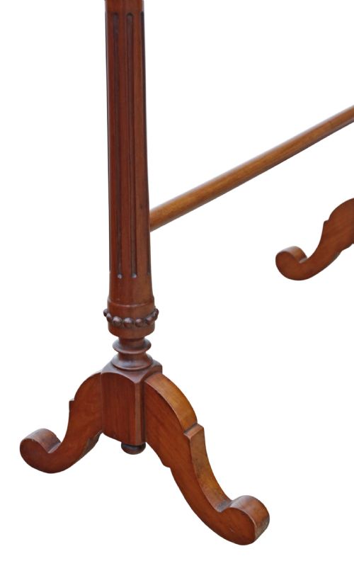 fig 2. Antique 19th Century Victorian Mahogany Towel – Quality Furniture