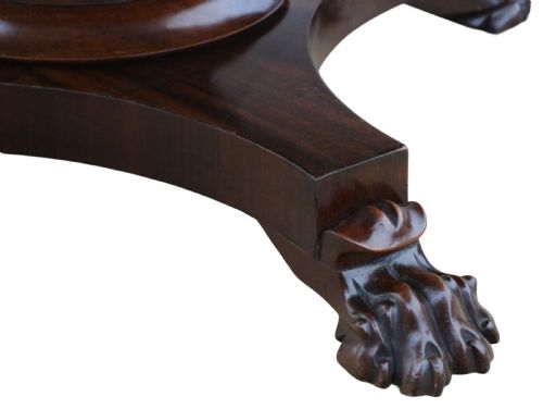 ANTIQUE 19TH CENTURY MAHOGANY EXTENDING DINING TABLE FINE QUALITY - ADDITIONAL PHOTO 3
