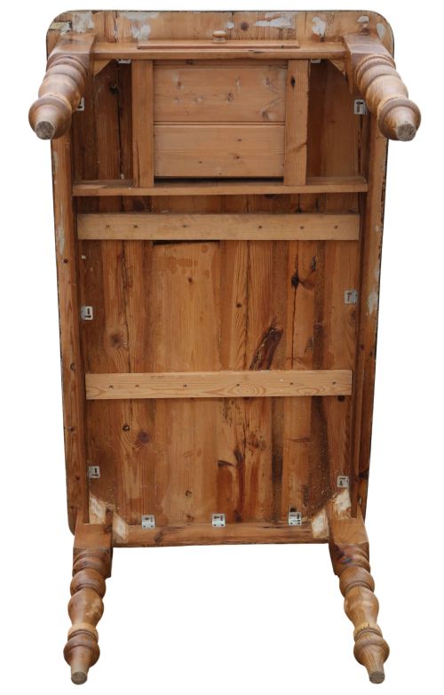 ANTIQUE 19TH CENTURY PINE KITCHEN TABLE QUALITY COUNTRY FURNITURE - ADDITIONAL PHOTO 8