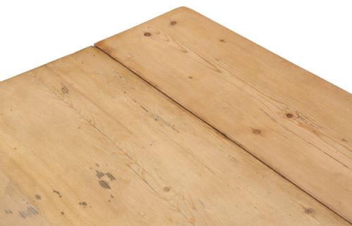 ANTIQUE 19TH CENTURY VICTORIAN PINE FRUITWOOD FOLDING KITCHEN TABLE WITH DRAWERS FINE QUALITY - ADDITIONAL PHOTO 2