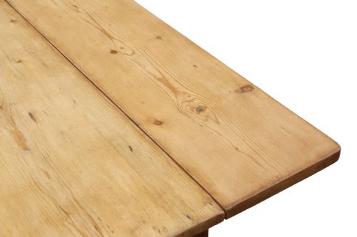 ANTIQUE 19TH CENTURY VICTORIAN PINE FRUITWOOD FOLDING KITCHEN TABLE WITH DRAWERS FINE QUALITY - ADDITIONAL PHOTO 4