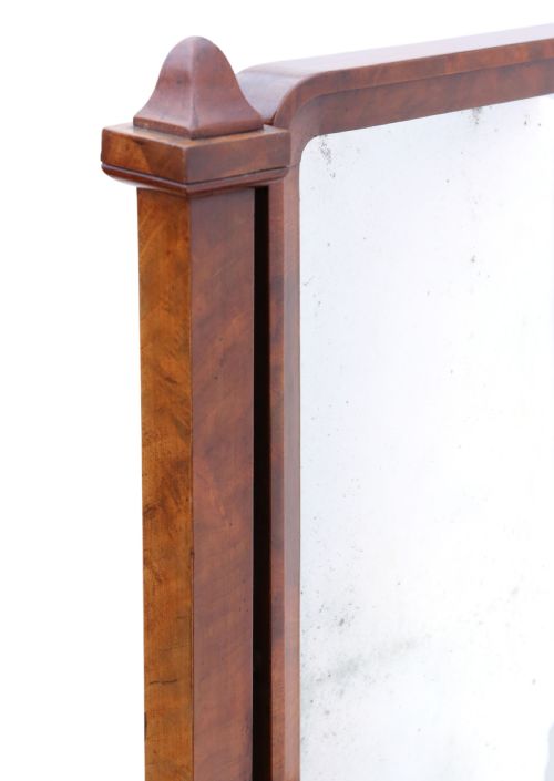 ANTIQUE 19TH CENTURY REGENCY MAHOGANY DRESSING TABLE MIRROR FINE QUALITY - ADDITIONAL PHOTO 3