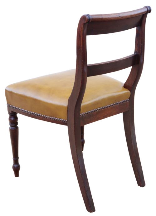 fig 3. Antique Early 19th Century Fine Quality Set of 8 Georgian Dining Chairs