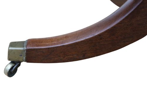 ANTIQUE EARLY 19TH CENTURY GEORGIAN TWIN PEDESTAL DINING TABLE FINE QUALITY - ADDITIONAL PHOTO 4