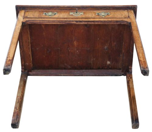 ANTIQUE 18TH CENTURY GEORGIAN WALNUT WRITING TABLE FINE QUALITY - ADDITIONAL PHOTO 7