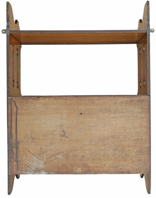ANTIQUE 19TH CENTURY LIMEWOOD WALL SHELVES FINE QUALITY - ADDITIONAL PHOTO 4