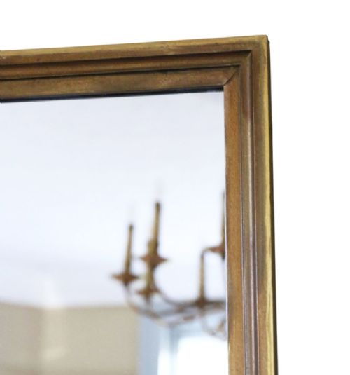 ANTIQUE C1910 GILT OVERMANTLE MIRROR FINE QUALITY - ADDITIONAL PHOTO 4
