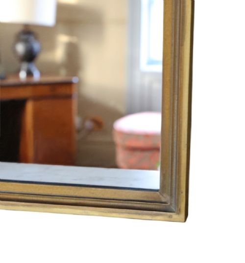 ANTIQUE C1910 GILT OVERMANTLE MIRROR FINE QUALITY - ADDITIONAL PHOTO 7