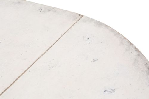ANTIQUE C1920 VERY LARGE SWEDISH DROPLEAF GATELEG DINING TABLE PAINTED FINISH - ADDITIONAL PHOTO 5