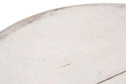 ANTIQUE C1920 VERY LARGE SWEDISH DROPLEAF GATELEG DINING TABLE PAINTED FINISH - ADDITIONAL PHOTO 7