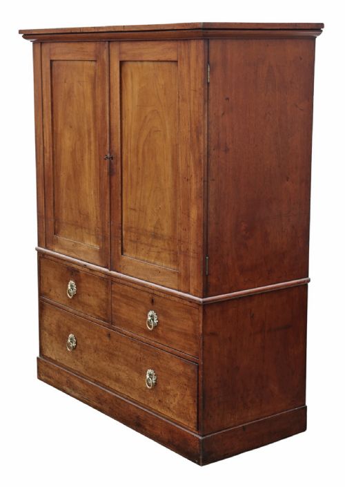 fig 2. Antique c.1800 Georgian Mahogany Cupboard – Fine Quality