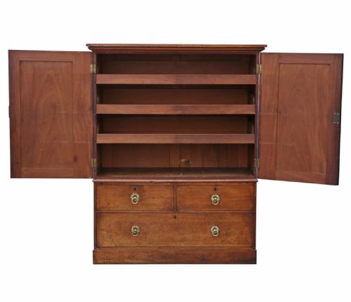 fig 3. Antique c.1800 Georgian Mahogany Cupboard – Fine Quality