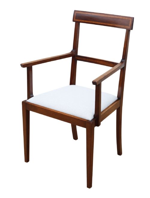 ANTIQUE C1905 FINE QUALITY SET OF 8 6 2 EDWARDIAN DINING CHAIRS - ADDITIONAL PHOTO 1