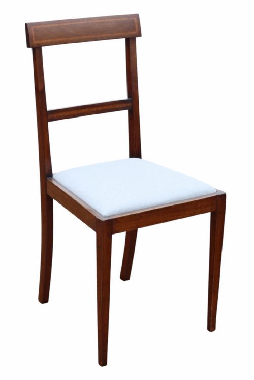 ANTIQUE C1905 FINE QUALITY SET OF 8 6 2 EDWARDIAN DINING CHAIRS - ADDITIONAL PHOTO 2