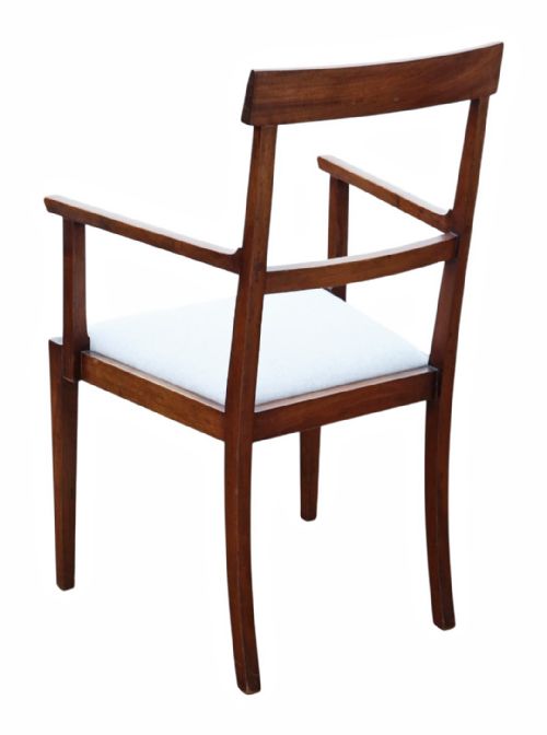 ANTIQUE C1905 FINE QUALITY SET OF 8 6 2 EDWARDIAN DINING CHAIRS - ADDITIONAL PHOTO 4